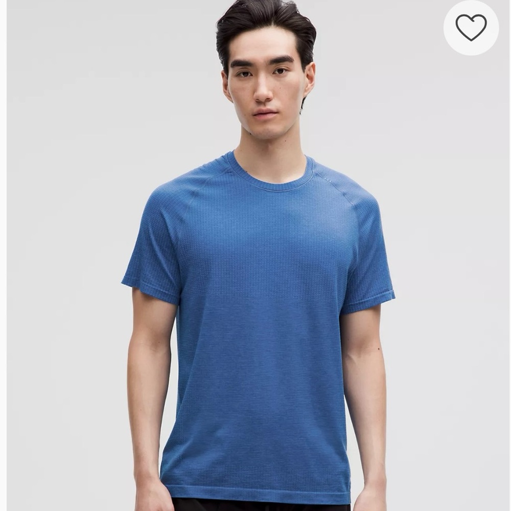 Lululemon metal vent T shirt, light blue